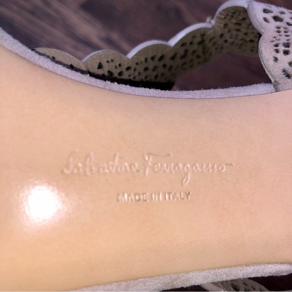 💠 Salvatore Ferragamo Garcia Suede Sandal - Picture 5 of 8